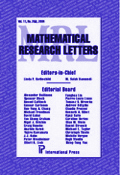 Mathematical Research Letters