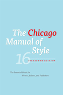 Chicago Manual of Style 16th edition