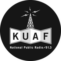 KUAF logo honoring 30 years as an NPR affiliate.