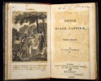 Frontispiece and Title Page of The Little Osage Captive (1822)