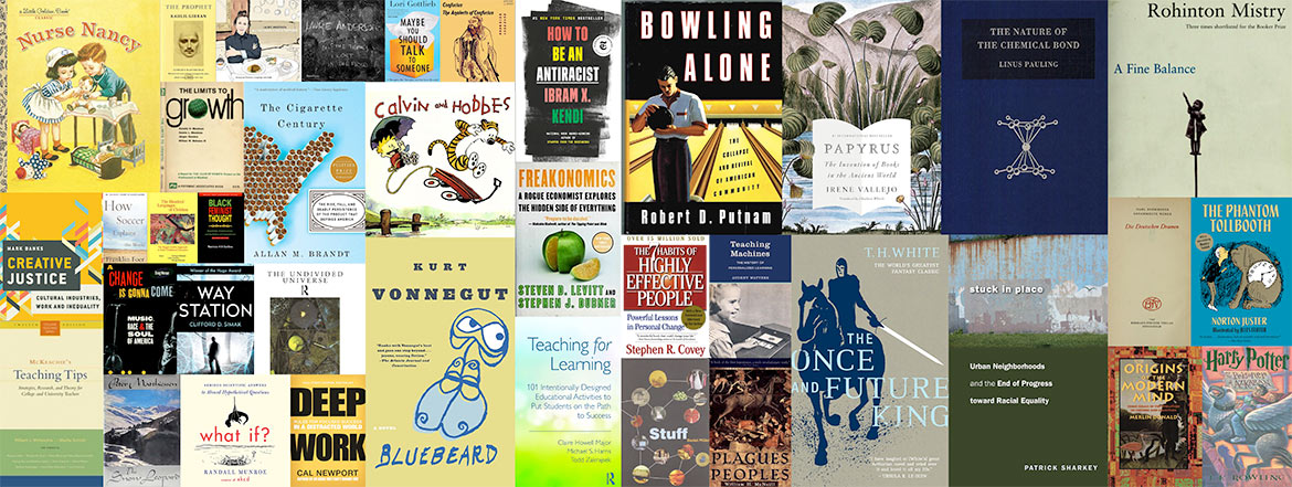 collage of book covers selected from list below
