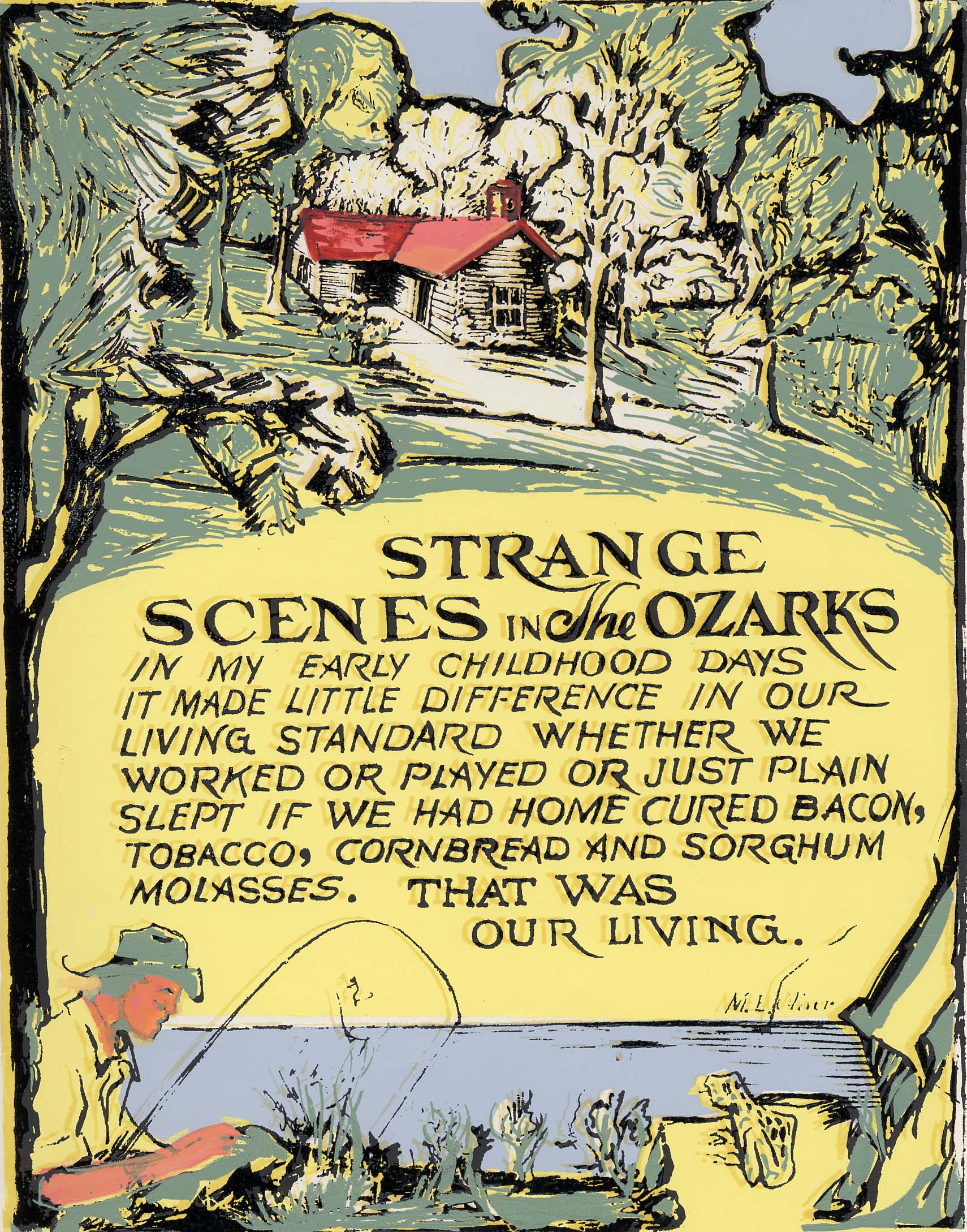 Strange Scenes in the Ozarks (title page)