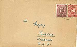 Werner Gebauer letter 2 envelope