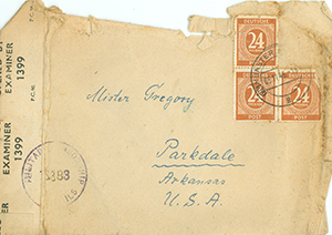 Werner Gebauer letter 1 envelope