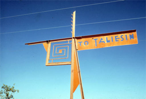 Wright: Taliesin sign
