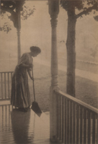 Morning Work, circa 1905. First place, <i>Photographic Times</i> magazine competition, 1905.