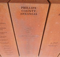 Phillips County marker at National Memorial for Peace and Justice 
