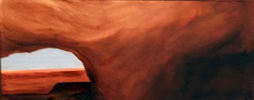 Hopi Land - Jean Collins (oil on panel)