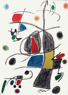 Maravillas (lithograph) - Joan Miro