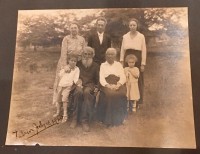 Price and her family in Arkansas, 1920 