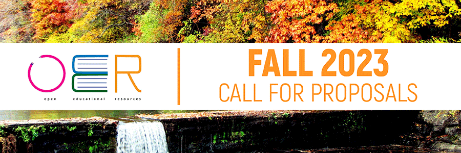 OER Fall 2023 Call for Proposals