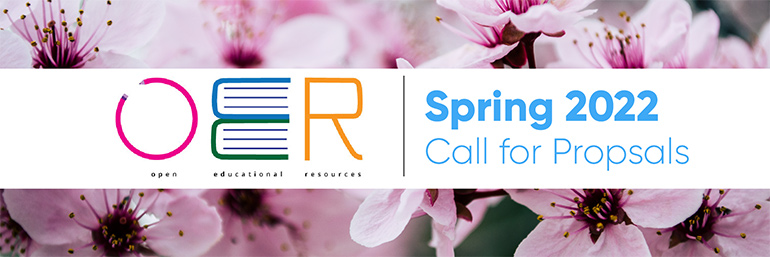 OER Spring 2022 Call for Proposals