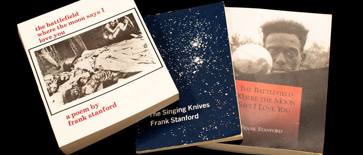Three books from the exhibit