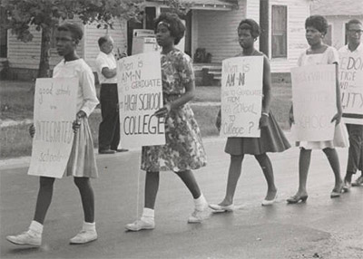 Protester from Land of Unequal Opportunity collection