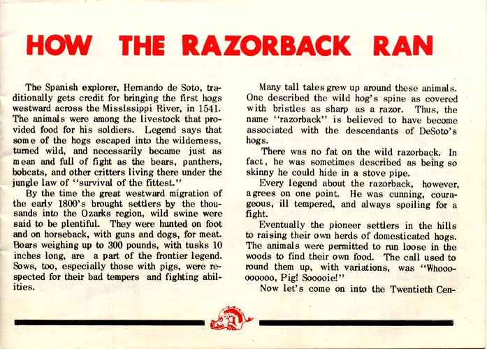How the Razorbacks Ran